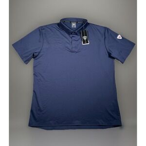 NWT-Rossignol Men's Escaper Polo Size XL Dark Navy Lightweight Breathable $90